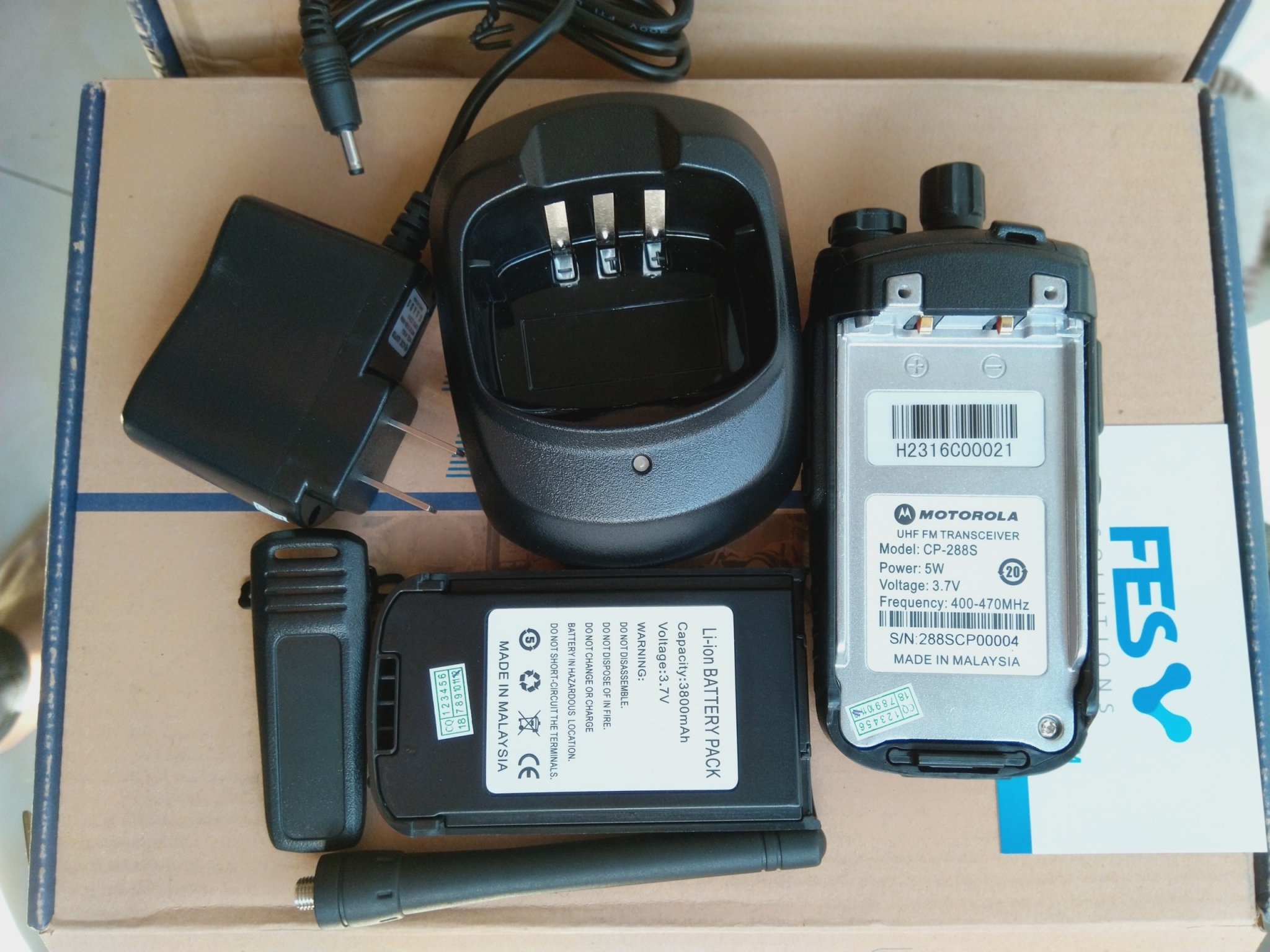 may bo dam motorola cp 288s